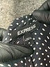 Express Polka Dots Black Casual Dress Size M - photo 7