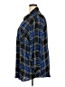 Sanctuary 100% Rayon Plaid Blue Long Sleeve Button-Down Shirt Size 3X - photo 5