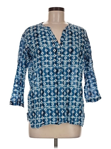 Rock Flower Paper 3/4 Sleeve Blouse (view 1)