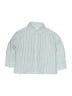 Zara Stripes Blue Long Sleeve Button-Down Shirt Size 4 - photo 1
