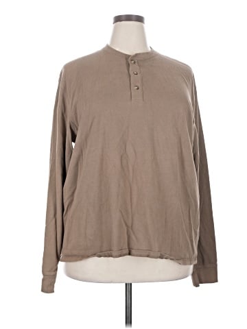 SONOMA life + style Long Sleeve Henley (view 1)