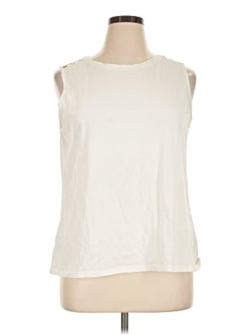Jones New York Sleeveless T-Shirt (view 1)