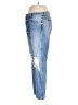 Khaite 100% Cotton Hearts Blue Jeans Size 32 waist - photo 5