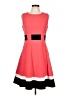 Calvin Klein Color Block Red Cocktail Dress Size 10 - photo 1