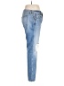 Khaite 100% Cotton Hearts Blue Jeans Size 32 waist - photo 4