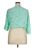O'Neill 100% Viscose Green 3/4 Sleeve Blouse Size XL - photo 2