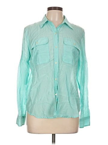 Lauren by Ralph Lauren Long Sleeve Button-Down Shirt (view 1)