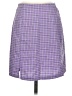 Shein 100% Polyester Plaid Purple Casual Skirt Size 4 - photo 1