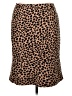 Ann Taylor Animal Print Brown Casual Skirt Size 14 - photo 2