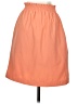 Comme Toi Solid Orange Casual Skirt Size S - photo 2