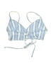 Zaful Stripes Blue Swimsuit Top Size S - photo 2