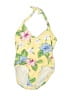 Jantzen Floral Yellow One Piece Swimsuit Size 14 - photo 1
