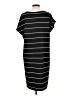 Lands' End Stripes Black Casual Dress Size L (estimated) - photo 2