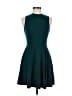 Everly Solid Teal Cocktail Dress Size M - photo 1