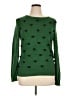 Talbots Polka Dots Green Pullover Sweater Size L - photo 1