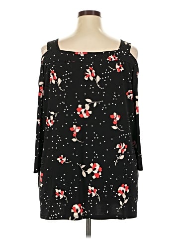 Woman Within 3/4 Sleeve Blouse (view 2)