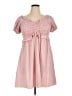 Arula Checkered-gingham Pink Casual Dress Size XL - photo 1
