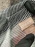 Chico's Stripes Gray Denim Jacket Size Med (1) - photo 6