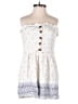 American Eagle Outfitters 100% Viscose Hearts White Romper Size S - photo 1