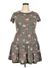 Bebop Floral Gray Casual Dress Size XXL - photo 1