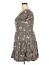 Bebop Floral Gray Casual Dress Size XXL - photo 5