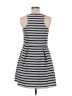 Express Stripes Gray Casual Dress Size 8 - photo 2