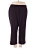 Catherines Solid Purple Active Pants Size 24 waist (petite) - photo 1