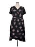 ModCloth 100% Polyester Print Black Casual Dress Size 2X - photo 1