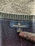 Brooks Brothers 100% Cotton Color Block Burgundy Pullover Sweater Size XL - photo 7