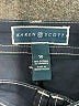 Karen Scott Solid Black Skort Size 10 - photo 3