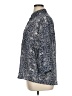 Joe Fresh 100% Polyester Paisley Blue 3/4 Sleeve Blouse Size XL - photo 5
