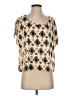 Upson Downes Tan Short Sleeve Top Size S - photo 1