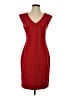 Ann Taylor Solid Red Cocktail Dress Size 4 - photo 1