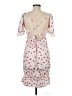 Shein 100% Polyester Hearts White Cocktail Dress Size 6 - photo 2