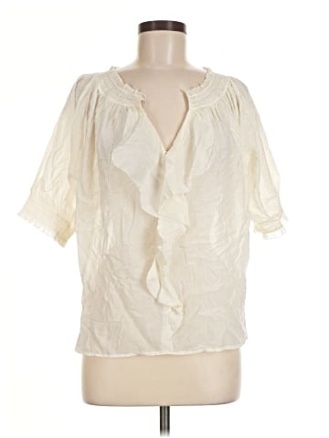 Diane von Furstenberg Short Sleeve Blouse (view 1)