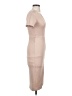 Bebe 100% Polyester Tan Cocktail Dress Size XXS - photo 4