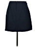City Triangles Solid Blue Formal Skirt Size 9 - photo 2