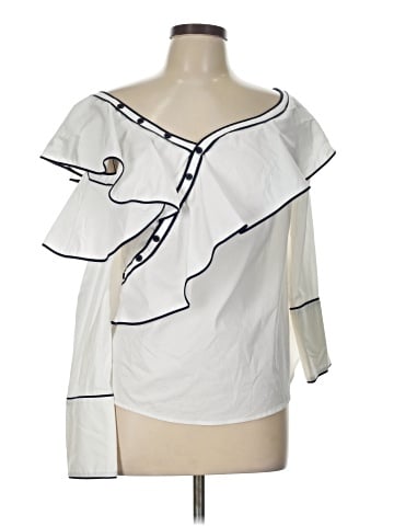 DKNY Short Sleeve Blouse (view 1)