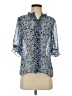 CeCe 100% Polyester Blue 3/4 Sleeve Blouse Size S - photo 1