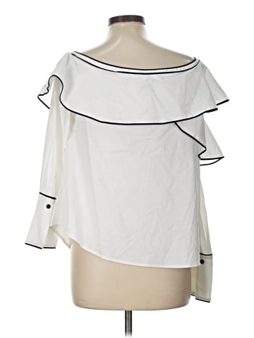DKNY Short Sleeve Blouse (view 2)