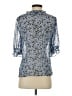 CeCe 100% Polyester Blue 3/4 Sleeve Blouse Size S - photo 2