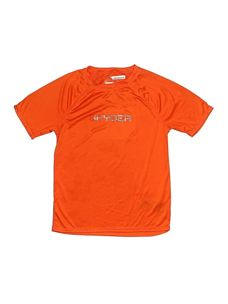 Pre-owned Spyder Kids' Active T-shirt In Orange