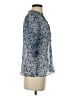 CeCe 100% Polyester Blue 3/4 Sleeve Blouse Size S - photo 4