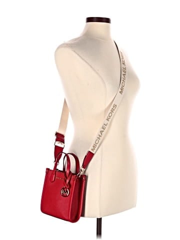 MICHAEL Michael Kors Leather Satchel (view 2)