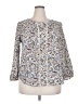 Collective Concepts 100% Polyester Ivory 3/4 Sleeve Blouse Size XXL - photo 1
