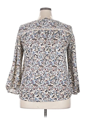 Collective Concepts 3/4 Sleeve Blouse (view 2)