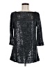 Tory Burch 100% Silk Black 3/4 Sleeve Silk Top Size 8 - photo 1