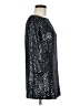 Tory Burch 100% Silk Black 3/4 Sleeve Silk Top Size 8 - photo 4