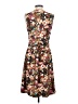 Unbranded Floral Brown Casual Dress Size S (estimated) - photo 2