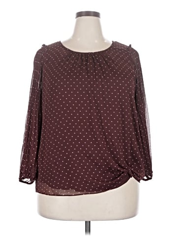 LC Lauren Conrad 3/4 Sleeve Blouse (view 1)